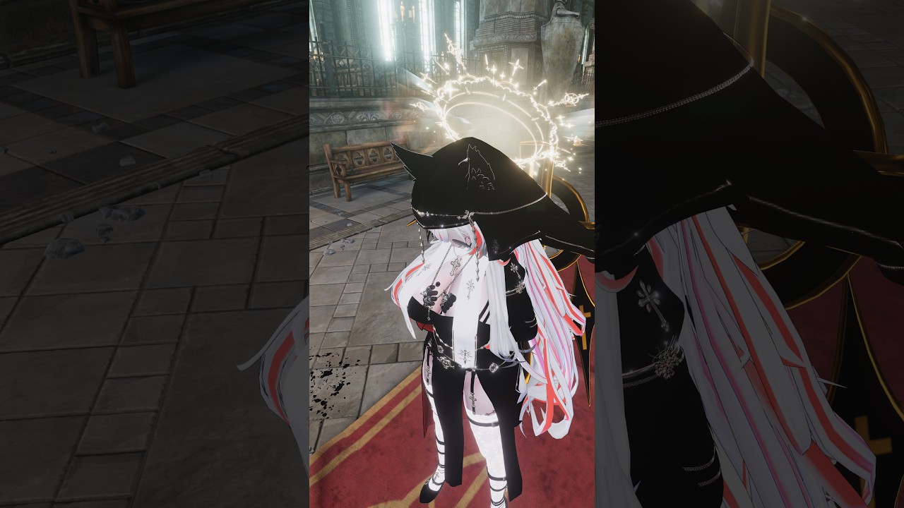 今日からシスターがんばりますと毎日の恒例行事( *´艸｀) #vrc #vrchat