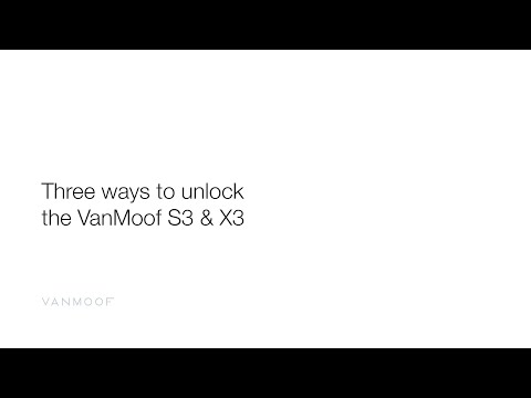 VanMoof S3 & X3 | Three ways to unlock the VanMoof S3 & X3
