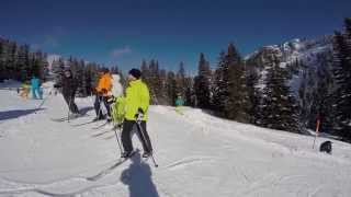 preview picture of video 'ski autriche st gallenkirch 01/02/15'