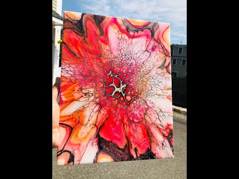 15. Red Pansies Pour -Sheleeart Bloom Technique