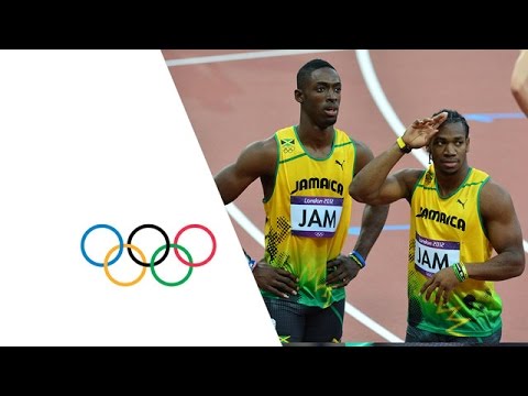 Men's 4x100m Round 1 Highlights -- Jamaica & USA Win -- London 2012 Olympics