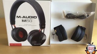 Video thumbnail for M-Audio M50 Headphones Unboxing and Review by J Rezz (JRezz777)