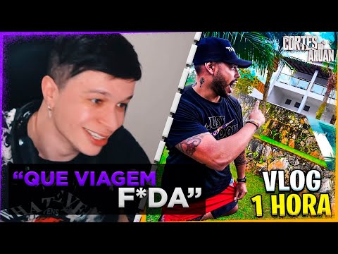 ARUAN REAGE A VLOG DE 1 HORA * MANSÃO EM ANGRA DOS REIS * (THIAGO REIS) - Cortes do Aruan