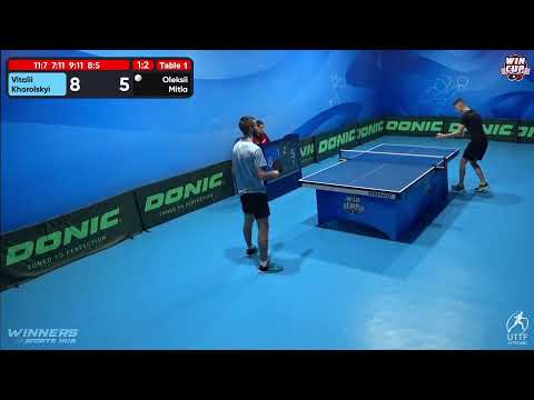 08:00 Vitalii Khorolskyi 1 - 3 Oleksii Mitla West 1 WIN CUP 20.10.2022 | TABLE TENNIS WINCUP