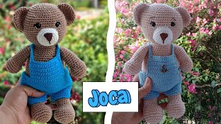 [passo a passo] Como fazer um urso em crochê amigurumi - ursinho Joca
