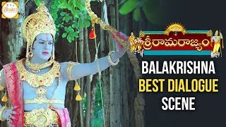 Sri Rama Rajyam Movie Scenes HD - Hanuman warning Nayanatara about Lava Kusha  -  Ilayaraja