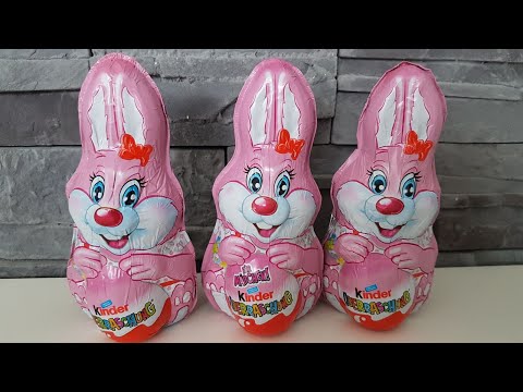 Kinder Surprise ROSA HASE mit Überraschung | Ostern 2020 | Osterhase für Mädchen