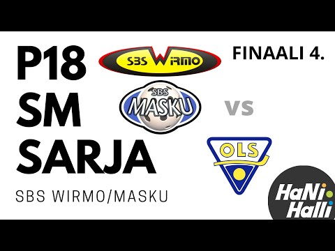 P18 SM finaali 4. 2021-2022 : SBS Wirmo/Masku - OLS   16.4.2022 klo 18:00