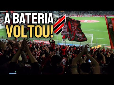 🥁 A BATERIA VOLTOU: aquecimento e "vai ter festa na Baixada" em Athletico-PR 1x1 Avaí (2025)