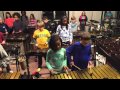 Monday music - aged 7-12 Louisville Leopard Percussionists perform Led
Zeppelin