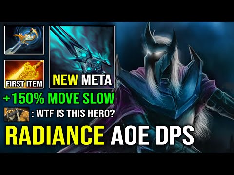 WTF 1st Item Radiance NEW Meta Abaddon Carry +160% Move Slow with Echo Sabre OP Hero Dota 2