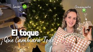 ¡SE LOGRÓ! 🎉Encendí el Arbol + Cojines lindos a juego y Termine DIY navideño ❤️