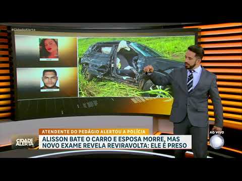 Homem forja acidente de carro para encobrir o assassinato da esposa por asfixia | CIDADE ALERTA