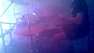 Aegre - Evil Whisper in sala prove con luci syncro 3 (solo drum e key)