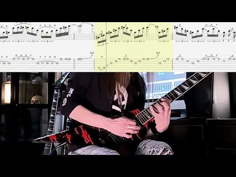 Kimmo Korhonen - Sweep picking / Hammer on/Pull off solo with TABS
