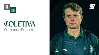🎙️ COLETIVA | Maringá 0x1 Coritiba | Entrevista com o técnico Fernando Seabra.