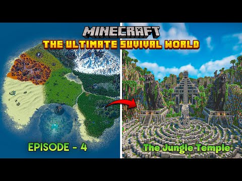 The Jungle Temple in Ultimate Survial World | USW Series #4 | Minecraft In Telugu | Raju Gaming