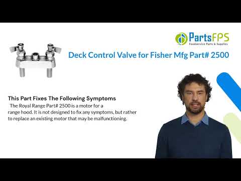 Deck Control Valve for Fisher Mfg Part# 2500 - PartsFPS