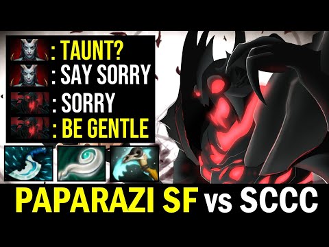 PAPARAZI Shadow Fiend mid vs SCCC — Friendly Trashtalk Dota 2