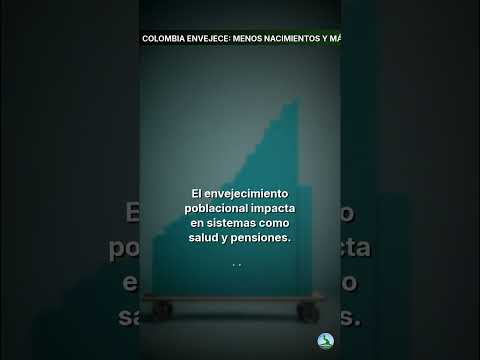Colombia envejece: menos nacimientos y más defunciones en 2025