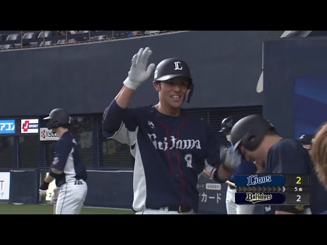 【5回表】打球は5階席へ!! ライオンズ・木村の同点ソロホームラン!! 2020/8/19 B-L
