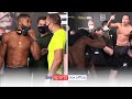FURIOUS EXCHANGE Anthony Joshua Vs Kubrat Pulev Full Weigh In