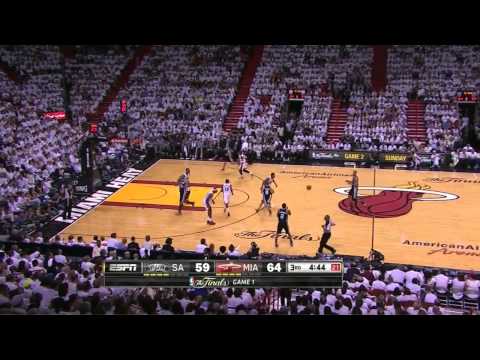 Tony Parker 21 pts (amazing clutch shot) vs Heat full highlights NBA Finals GM1 06/05/2013 HD