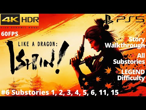 Like A Dragon: Ishin! (PS5) - #6 Substories Part 2 (LEGEND) WALKTHROUGH No Commentary