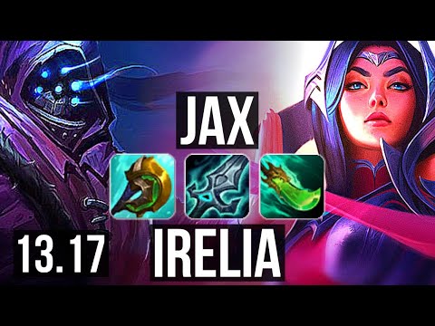 JAX vs IRELIA (TOP) | 8 solo kills, 900K mastery | JP Diamond | 13.17