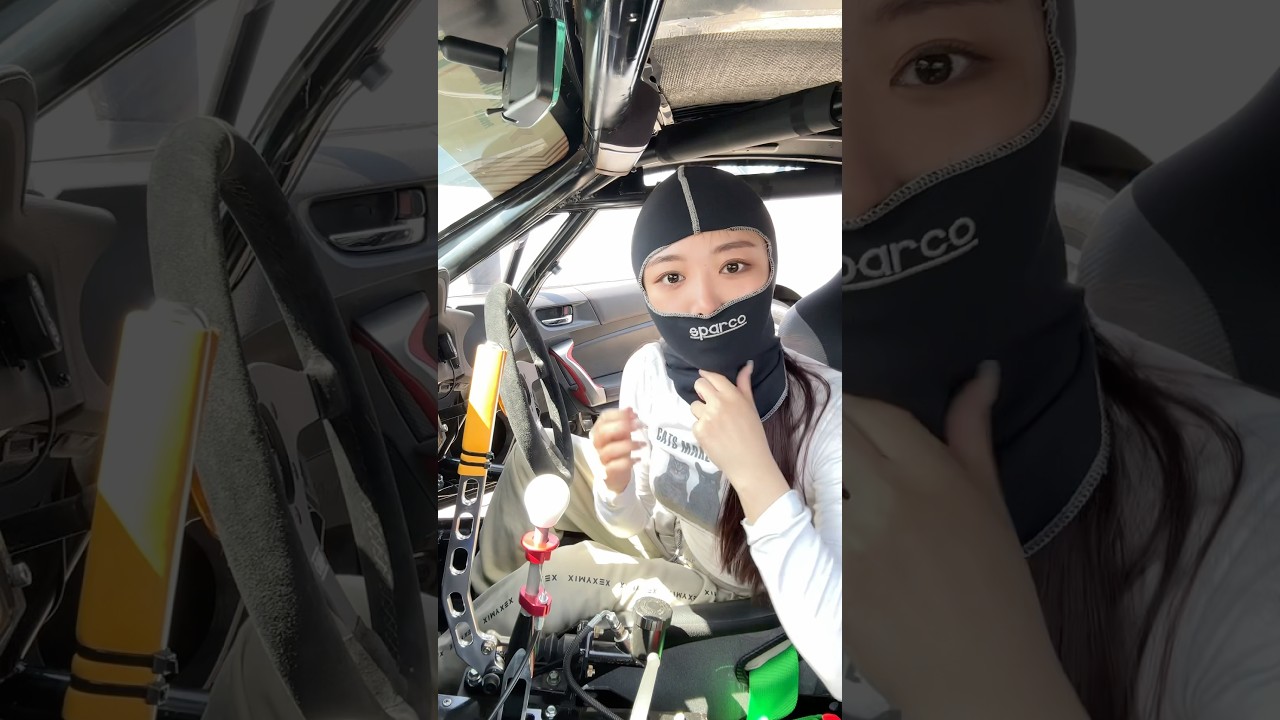 大会車両がシルビアから86に変わりました🔥足が届かないのでシートをかなり前に出してるから狭いです🥹笑#drift #drifting #fdj2 #ft86 #ドリフト #automobile