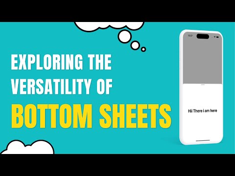 Customized Bottom Sheets With Style! || Bottom Sheet In SwifUI