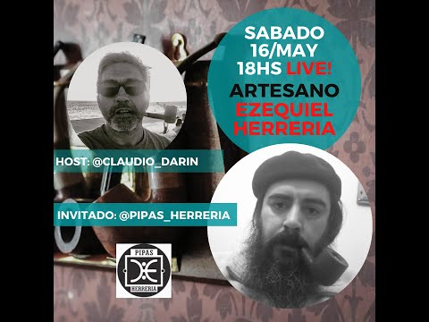 Sesión en Instagram Live! con Ezequiel Herreria, artesano de pipas.