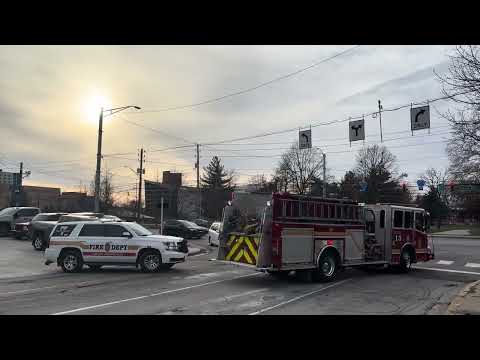 Indianapolis Fire Department Engine 13, Squad 13, Tower 13, Battalion 7 Responding 