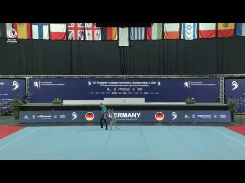 Diana Lust & Daniel Blintsov (GER) - 2025 ACRO European bronze medallists, Mixed Pairs All-Around