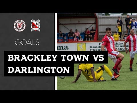 Goals: Brackley Town v Darlington