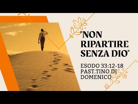 Culto 03 Aprile 2022 - " NON RIPARTIRE SENZA DIO " -  Past. Tino Di Domenico
