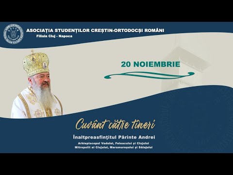 Cuvânt către tineri – Conferință susținută de ÎPS Andrei | Serile duhovnicești ASCOR Cluj 2025
