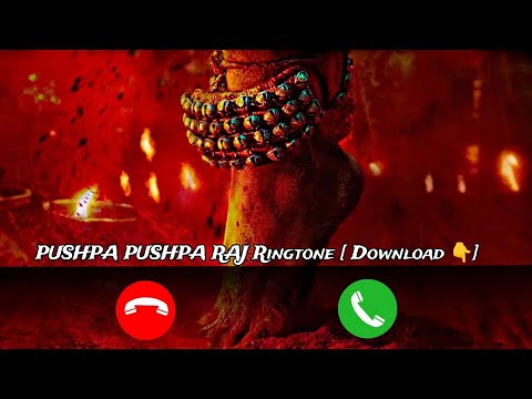 PUSHPA PUSHPA RAJ Ringtone [ Download 👇] Pushpa 2 The Rule | Allu Arjun pushpa song Ringtone