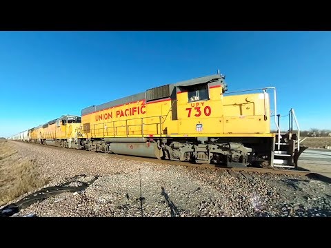 UP Y730 East - in 360 on 12-16-2016