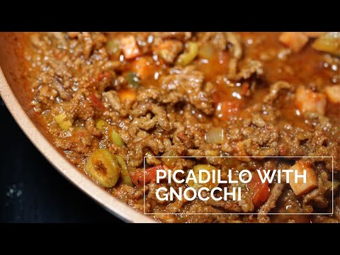 Picadillo With Gnocchi | Cooking Vlog | Recipe