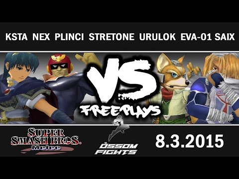 Òssom Fights Nacional - Freeplays - Nex(C.F) Plinci Ksta(Sheik) StretOne EVA-01(Marth) Uru SaiX(Fox)