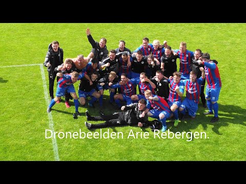 Voor aanvang, dronebeelden, SVF Cothen 1 - VVA Achterberg 1.