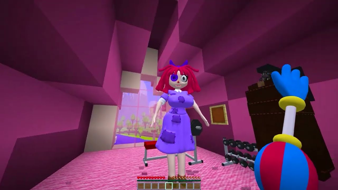 JAX CAINE & KAUFMO vs POMNI! Digital Circus in Minecraft