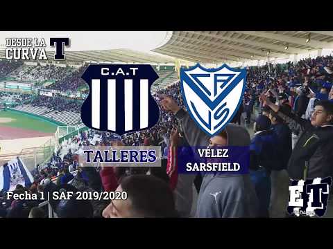 "Talleres vs. Vélez Sarsfield - Fecha 1 | SAF 2019/2020 [RecibimienTo + Entrada de La Fiel]" Barra: La Fiel &bull; Club: Talleres