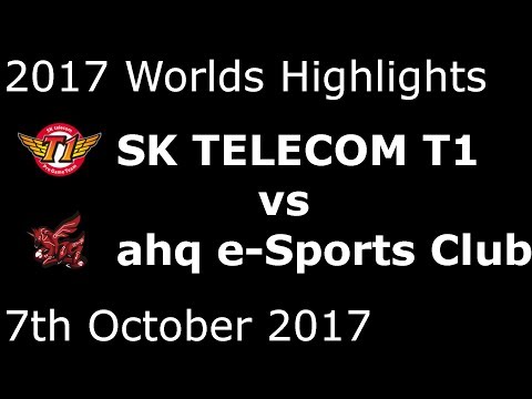 SKT vs AHQ HIGHLIGHTS 2017 WORLDS GROUP STAGE DAY 3