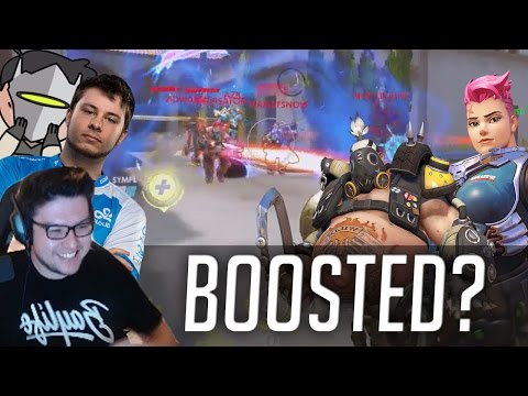 DYRUS OVERWATCH - I'M BOOSTED?! LUL ft. C9 SureFour, PokeLawls