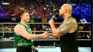 Download lagu The Rock bottom to Michael Cole legendado mp3 Download lagu The Rock bottom to Michael Cole legendado mp3