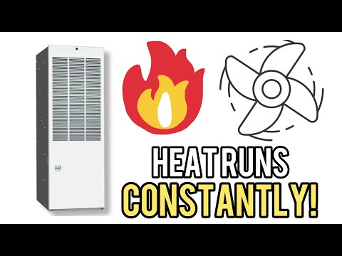 Heat and Blower Run Constantly | Electric Furnace Troubleshooting