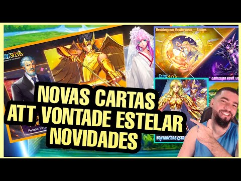 Novidades p/ PvP: Cosmo, Cartas, Vontade Estelar e Eventos na Atualização de  Saint Seiya Awakening