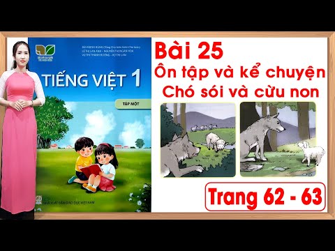 Tiếng việt lớp 1 kết nối tri thức bài 25 |Ôn tập và kể chuyện |Kể chuyện sói và cừu non